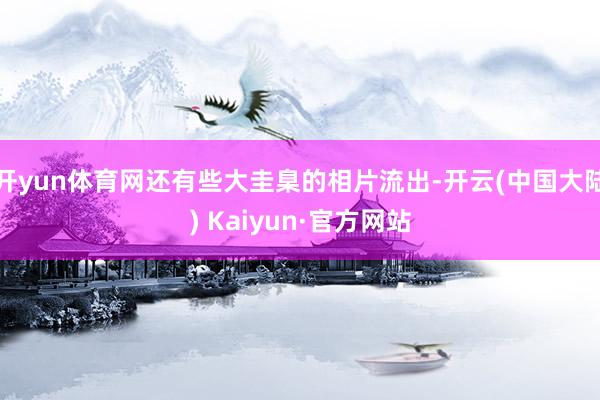 开yun体育网还有些大圭臬的相片流出-开云(中国大陆) Kaiyun·官方网站