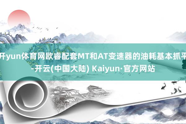 开yun体育网欧睿配套MT和AT变速器的油耗基本抓平-开云(中国大陆) Kaiyun·官方网站